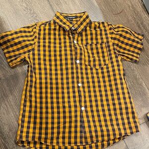 Kids Checkered Button-Down Shirt